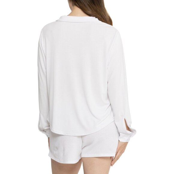 ***Southern Shirt Company Jomo Modal Notch Collar Pajama Shirt - Long Sleeve*** - Picture 2 of 2